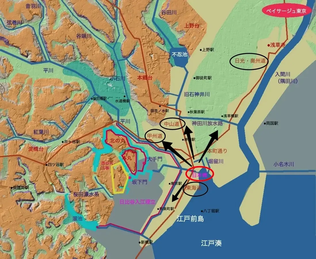 江戸の街作り（第3回）：第1次天下普請 1606年〜1607年頃（慶長11年