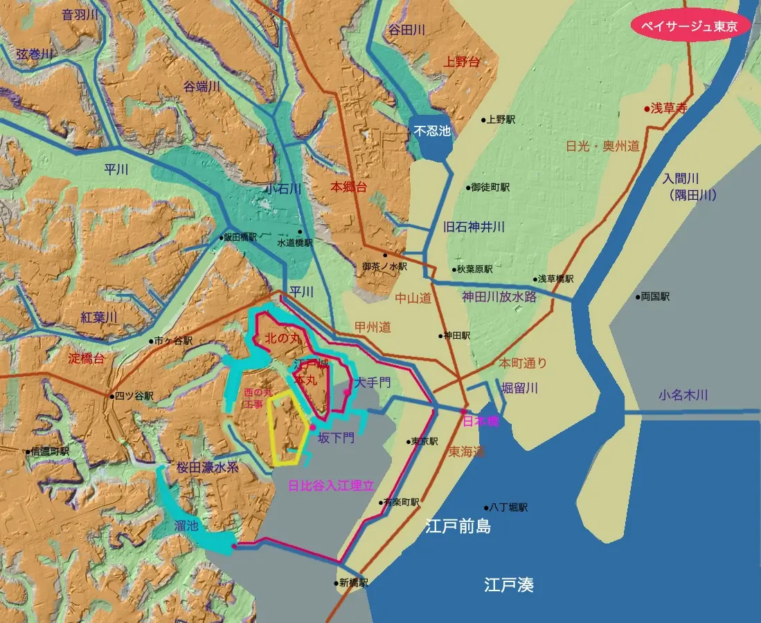 江戸の街作り（第3回）：第1次天下普請 1606年〜1607年頃（慶長11年